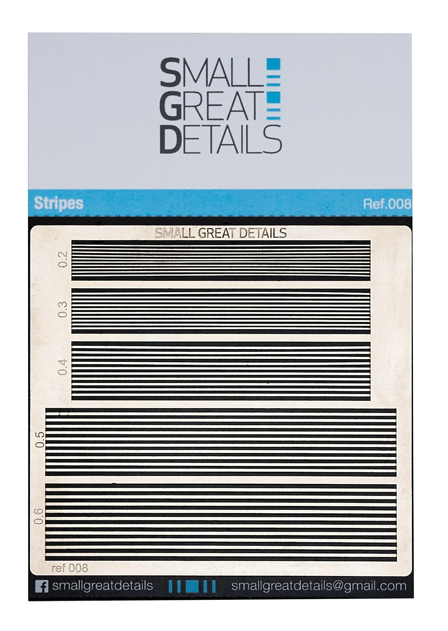 Stripes 0,1mm tickness