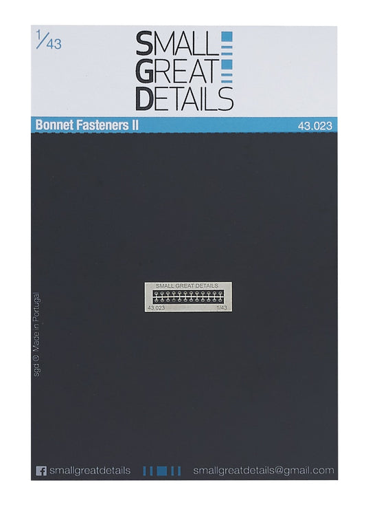 Bonnet Fasteners II (1/43)