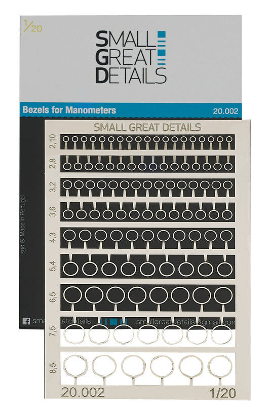 Bezels for Manometers (1/20)