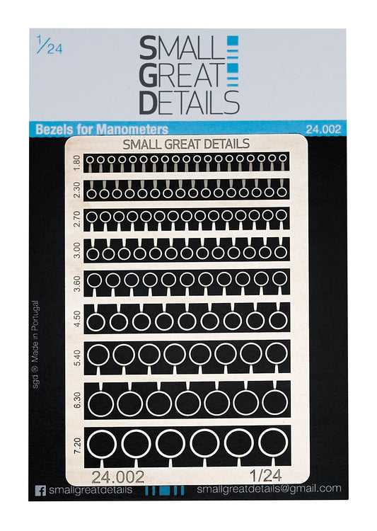 Bezels for Manometers (1/24)